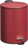Pedaalemmer FLOOR - Bordeaux Rood - Metaal / Kunststof - Rond - 5L - Ø 20,5 x h 27,5 cm - Maat M Pedaalemmer FLOOR - Bordeaux Rood - Metaal / Kunststof - Rond - 5L - Ø 20,5 x h 27,5 cm - Maat M