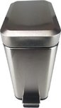 Pedaalemmer MICKEY - Zilver - Rechthoek - 5L - 14 x 28.5 x 30.5 cm Pedaalemmer MICKEY - Zilver - Rechthoek - 5L - 14 x 28.5 x 30.5 cm