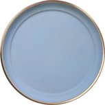 Decoratie bord / dienblad - ARIANNE - Blauw / Zilver - Metaal - ⌀ 34.5 cm Decoratie bord / dienblad - ARIANNE - Blauw / Zilver - Metaal - ⌀ 34.5 cm