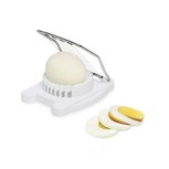 Handy Eiersnijder - Wit - Plastic / Metaal Handy Eiersnijder - Wit - Plastic / Metaal