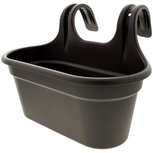 Kunststof Balkonbak CARTER - Olijf Groen - Kunststof - Ø 35 cm Kunststof Balkonbak CARTER - Olijf Groen - Kunststof - Ø 35 cm