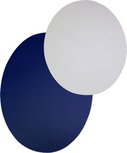 Placemat Kunstleer NOAH - Dubbelzijdig Blauw / Wit - Kunstleer - 33 x 45 cm - Set Van 2 Placemat Kunstleer NOAH - Dubbelzijdig Blauw / Wit - Kunstleer - 33 x 45 cm - Set Van 2