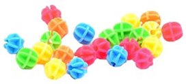 Spaakkralen met pastelkleuren - Multicolor - Kunststof - 30 Stuks Spaakkralen met pastelkleuren - Multicolor - Kunststof - 30 Stuks
