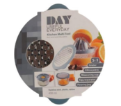 5 in 1 Keuken Multi Tool - Rasp - Citruspers - Maatbeker - Eierdooier Scheider - Afgiet Bakje - Groen / Blauw- Kunststof / Metaal 5 in 1 Keuken Multi Tool - Rasp - Citruspers - Maatbeker - Eierdooier Scheider - Afgiet Bakje - Groen / Blauw- Kunststof / Metaal