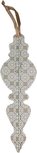 Decoratie hanger - Beige - Papier - Groot - h 47 cm Decoratie hanger - Beige - Papier - Groot - h 47 cm