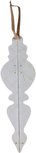 Decoratie hanger - Cremé - Papier - Groot - h 47 cm Decoratie hanger - Cremé - Papier - Groot - h 47 cm