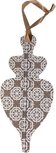Decoratie hanger - Taupe - Papier - Klein - h 35 cm Decoratie hanger - Taupe - Papier - Klein - h 35 cm