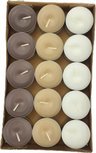Geur theelichten - waxinelichtjes vanilla - Multicolor - 30 stuks Geur theelichten - waxinelichtjes vanilla - Multicolor - 30 stuks