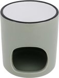 Geurbrander - Licht grijs - Keramiek - Ø 9.5 x h 10.5 cm Geurbrander - Licht grijs - Keramiek - Ø 9.5 x h 10.5 cm