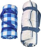 Picknickplaid / Picknick Kleed KARA - Multicolor - Polyester - 150 x 200 cm - Set van 2 Picknickplaid / Picknick Kleed KARA - Multicolor - Polyester - 150 x 200 cm - Set van 2