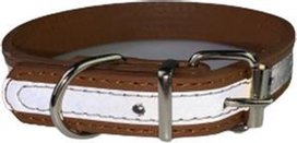 Hondenhalsband SOESJE - Bruin - Verstelbaar - 41 x 2 cm Hondenhalsband SOESJE - Bruin - Verstelbaar - 41 x 2 cm