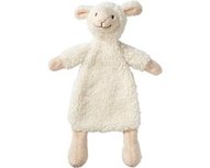 Pluche knuffeldoekje - Schaap WALLY - Wit - 25 cm Pluche knuffeldoekje - Schaap WALLY - Wit - 25 cm