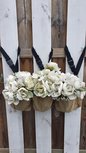 Plantenhanger / Plantenzak met 3 vakken ROSY - Taupe - Plantenhanger Balkon - 60 x 20 x 10 cm Plantenhanger / Plantenzak met 3 vakken ROSY - Taupe - Plantenhanger Balkon - 60 x 20 x 10 cm