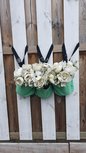 Plantenhanger / Plantenzak met 3 vakken ROSY - Groen - Plantenhanger Balkon - 60 x 20 x 10 cm Plantenhanger / Plantenzak met 3 vakken ROSY - Groen - Plantenhanger Balkon - 60 x 20 x 10 cm