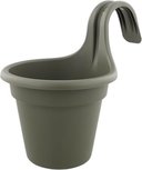 Bloempot met beugel JAXON - Olijf Groen - Kunststof - 18 cm Bloempot met beugel JAXON - Olijf Groen - Kunststof - 18 cm