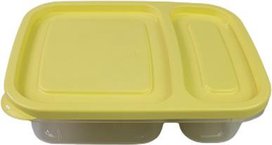 Food Box Smart - Plastic - Geel - Set van 2 Food Box Smart - Plastic - Geel - Set van 2