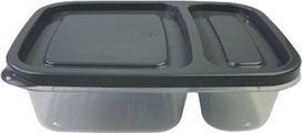 Food Box Smart - Plastic - Grijs - Set van 2 Food Box Smart - Plastic - Grijs - Set van 2