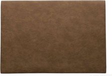 Placemat leren look - Bruin - Nepleer - 43 x 28 cm Placemat leren look - Bruin - Nepleer - 43 x 28 cm