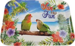 Dienblad ''Sun And Fun'' MARLEEN - Multicolor - Kunststof - 42 x 31 cm Dienblad ''Sun And Fun'' MARLEEN - Multicolor - Kunststof - 42 x 31 cm