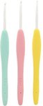 Haaknaalden set - Multicolor - Kunststof / Metaal - 2 mm / 2,5 mm / 3 mm - 3 Delig Haaknaalden set - Multicolor - Kunststof / Metaal - 2 mm / 2,5 mm / 3 mm - 3 Delig