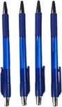Balpennen set met grip - Blauw - Kunststof - Set van 4 Balpennen set met grip - Blauw - Kunststof - Set van 4