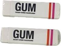 Basic gum - Wit - Gum - l 6,5 cm - Set van 2 Basic gum - Wit - Gum - l 6,5 cm - Set van 2