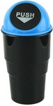 Tafel prullenbak - Zwart / Blauw - Push opening - 15cm - Assorti Tafel prullenbak - Zwart / Blauw - Push opening - 15cm - Assorti