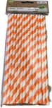 Rietjes gekleurd HAYDN - Oranje - Papier - 40 stuks Rietjes gekleurd HAYDN - Oranje - Papier - 40 stuks