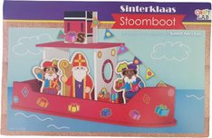 Sinterklaas - Sint - stoomboot - knutselset Sinterklaas - Sint - stoomboot - knutselset