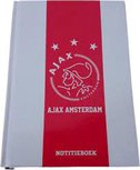 Ajax notitieboekje lijnen - Wit / Rood - Karton / Papier - 21,5 x 15 cm - A5 - Set van 2 Ajax notitieboekje lijnen - Wit / Rood - Karton / Papier - 21,5 x 15 cm - A5 - Set van 2