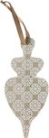 Decoratie hanger - Beige - Papier - Klein - h 35 cm Decoratie hanger - Beige - Papier - Klein - h 35 cm
