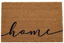 Deurmat Home - Bruin / Zwart - Kokosmat - 39 x 59 cm Deurmat Home - Bruin / Zwart - Kokosmat - 39 x 59 cm