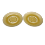 Schoteltjesset CATHARINA - Geel / Beige - Keramiek - Set van 4 Schoteltjesset CATHARINA - Geel / Beige - Keramiek - Set van 4