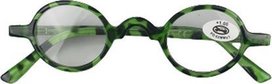 Bril Groen Zwart Transparant Ronde Glazen - Groen / Zwart - Kunststof / Glas - Sterkte +1.00 Bril Groen Zwart Transparant Ronde Glazen - Groen / Zwart - Kunststof / Glas - Sterkte +1.00