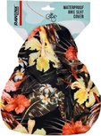 Waterproof fietszadelhoes Tropische bloemen - Multicolor - PVC - Rekbaar - Zadelhoes- Fietshoes - Zadel - Waterproof fietszadelhoes Tropische bloemen - Multicolor - PVC - Rekbaar - Zadelhoes- Fietshoes - Zadel -