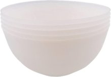 Herbruikbare Koffiebekertjes / Bekertjes BACO - Wit - Kunststof - Vaatwasserbestendig - Camping - Picknick - Strand - Servies - Ø 9 cm - Set van 5 Herbruikbare Koffiebekertjes / Bekertjes BACO - Wit - Kunststof - Vaatwasserbestendig - Camping - Picknick - Strand - Servies - Ø 9 cm - Set van 5