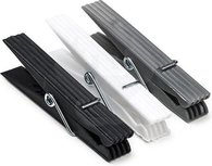 Knijpers - wasknijpers - Zwart / Wit / Grijs / - PVC - 24 stuks Knijpers - wasknijpers - Zwart / Wit / Grijs / - PVC - 24 stuks