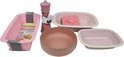 Keukenpakket - Roze - Bakken - Koken - Kado Pakket - Cadeau Pakket - Housewarming gift - 10 Delig Keukenpakket - Roze - Bakken - Koken - Kado Pakket - Cadeau Pakket - Housewarming gift - 10 Delig
