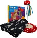 Musthaves voor de kat / poes - Dierendag Cadeau Pakket - Cadeaupakket - Poezen deken - Kattenspeeltje - Huisdier Musthaves voor de kat / poes - Dierendag Cadeau Pakket - Cadeaupakket - Poezen deken - Kattenspeeltje - Huisdier