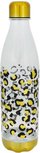 XL Drinkfles MARIJE - Panter - Waterfles - Transparant / Goud - Kunststof - 1 Liter XL Drinkfles MARIJE - Panter - Waterfles - Transparant / Goud - Kunststof - 1 Liter