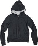 Kinder vest met capuchon - Lichte stof - Hoodie - Sweatvest - Grijs - Katoen - Maat 110/116 Kinder vest met capuchon - Lichte stof - Hoodie - Sweatvest - Grijs - Katoen - Maat 110/116
