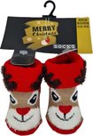 Kerst Rendier Babysokken - Baby Sokken - Newborn - Sokjes - Babysokjes - Babysokken - 0-6 maanden - 1 paar Kerst Rendier Babysokken - Baby Sokken - Newborn - Sokjes - Babysokjes - Babysokken - 0-6 maanden - 1 paar