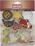 Uitsteekvormen Zenker - Metaal - Zilver - 10 stuks Uitsteekvormen Zenker - Metaal - Zilver - 10 stuks