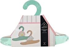 Villa Volance Kledinghangers - Regenboog / Wolk - Baby - Kleerhangers - Hout - 26 x 17.4 cm - Set van 2 Villa Volance Kledinghangers - Regenboog / Wolk - Baby - Kleerhangers - Hout - 26 x 17.4 cm - Set van 2