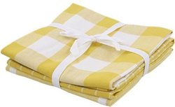 Theedoeken set KARL - Geel / Wit - 100% Katoen - 50 x 70 cm Theedoeken set KARL - Geel / Wit - 100% Katoen - 50 x 70 cm