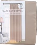 Verduisterend Gordijn EICCHOLTS - Taupe - Polyester - 140 x 160 cm Verduisterend Gordijn EICCHOLTS - Taupe - Polyester - 140 x 160 cm