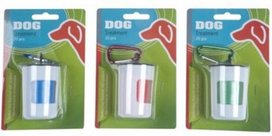 Sanitaire zak dispenser met hondenpoepzakjes - 20 stuks - Poepzakjes houder - Set van 2 Sanitaire zak dispenser met hondenpoepzakjes - 20 stuks - Poepzakjes houder - Set van 2