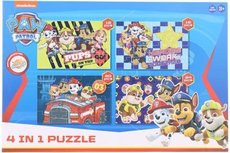 Paw Patrol 4 in 1 puzzel - Boys - Multicolor - Karton - 19 x 29 cm - 3+ Paw Patrol 4 in 1 puzzel - Boys - Multicolor - Karton - 19 x 29 cm - 3+