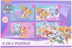 Paw Patrol 4 in 1 puzzel - Girls - Multicolor - Karton - 19 x 29 cm - 3+ Paw Patrol 4 in 1 puzzel - Girls - Multicolor - Karton - 19 x 29 cm - 3+