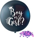 Gender Reveal Party Ballon - BOY - Zwart / Wit - Natuurlijk Rubberlatex - 1 Stuk Gender Reveal Party Ballon - BOY - Zwart / Wit - Natuurlijk Rubberlatex - 1 Stuk